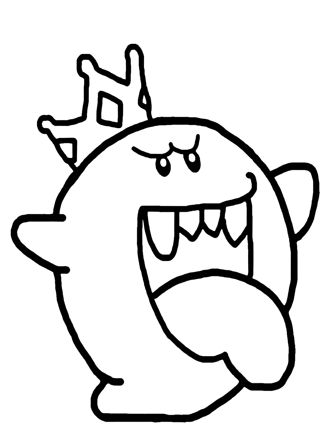 King Boo Coloring Pages
