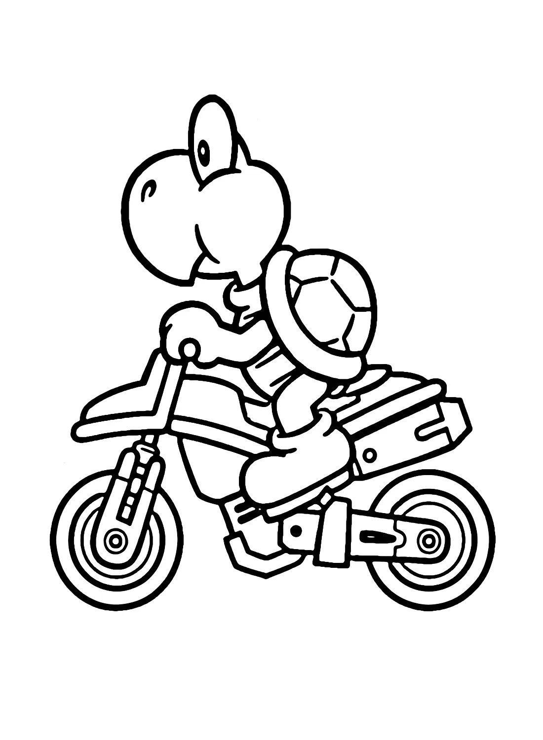 Koopa Troopa Coloring Pages
