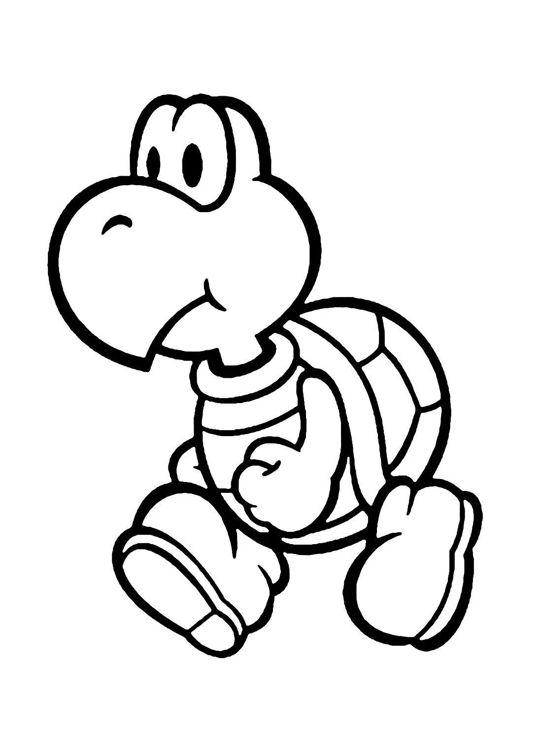 Koopa Troopa Coloring Pages