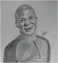 Kylian Mbappe Coloring Pages