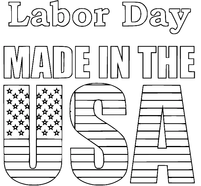 Labor Day Coloring Pages