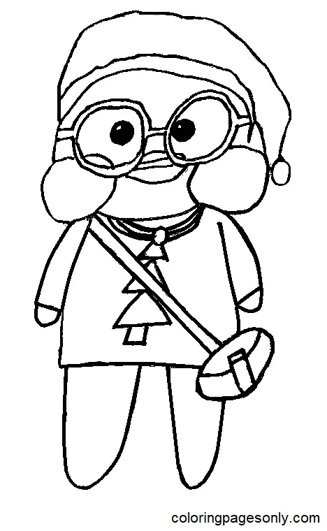 LalaFanfan Duck Coloring Pages