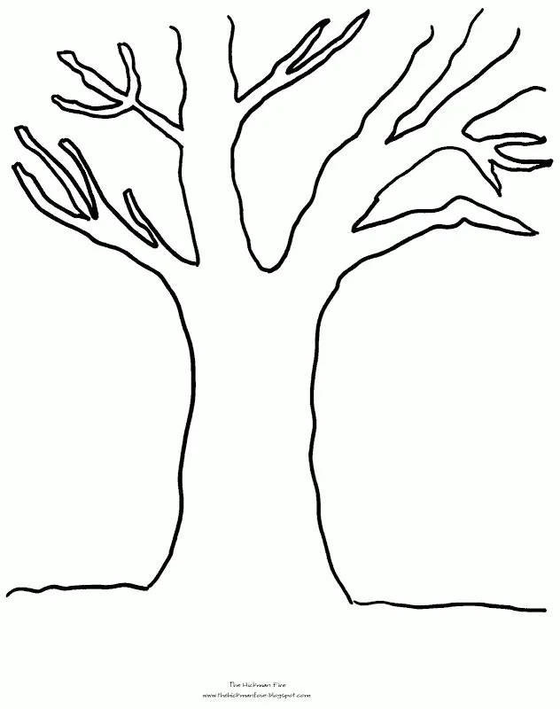 Leaf Coloring Pages