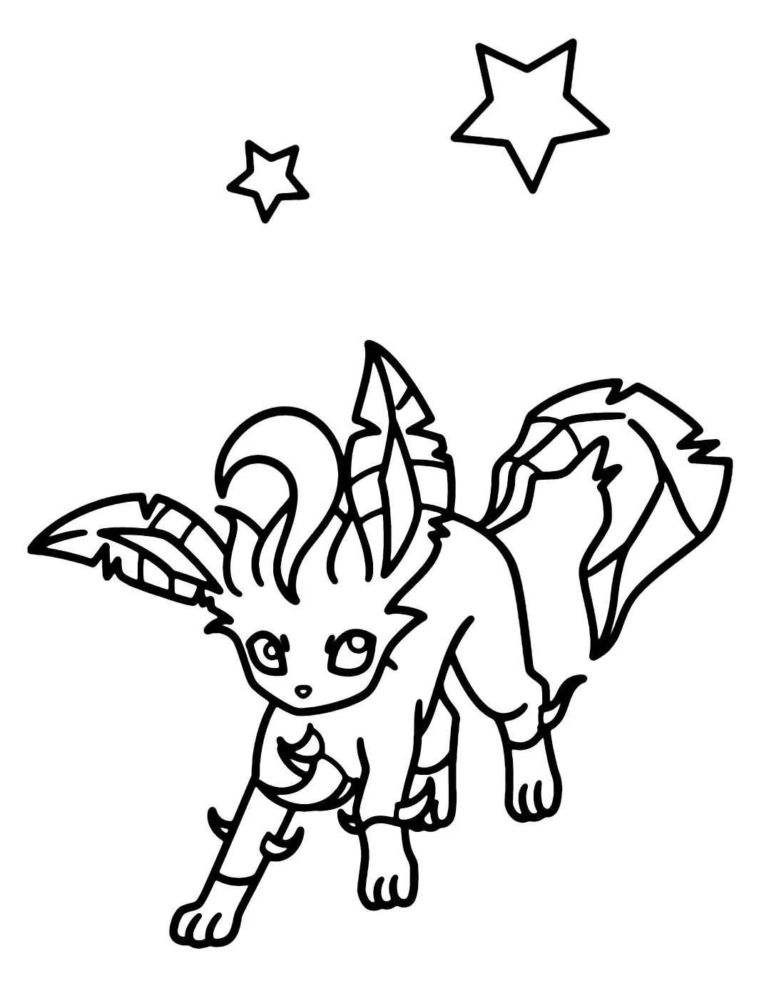 Leafeon Coloring Pages