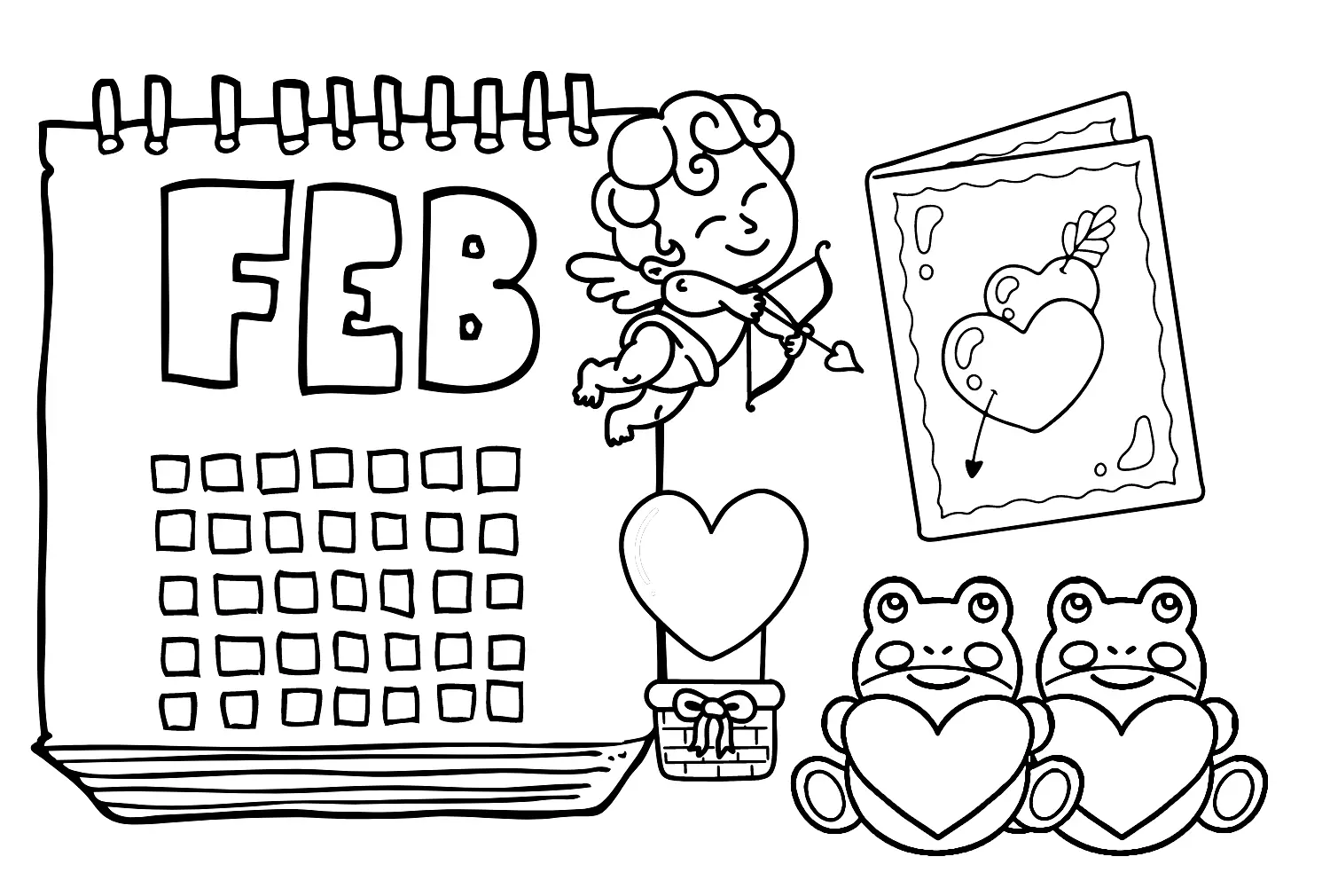 Leap Year Coloring Pages