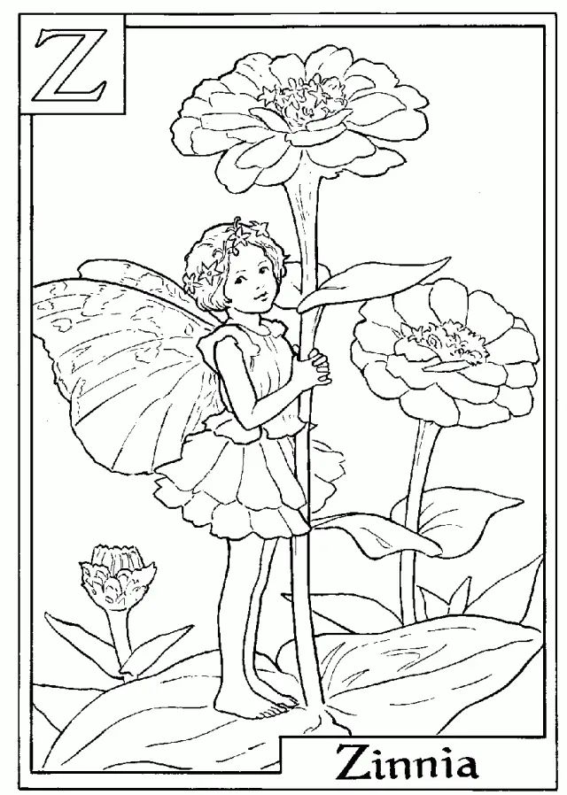 Letter Z Coloring Pages