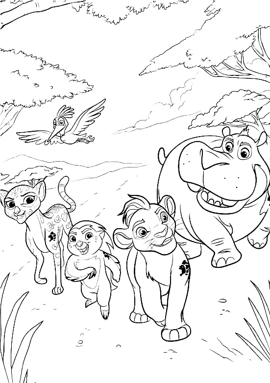 Lion Guard Coloring Pages