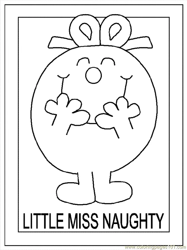 Little Miss Sunshine Coloring Pages to Print - Free Printable Coloring ...