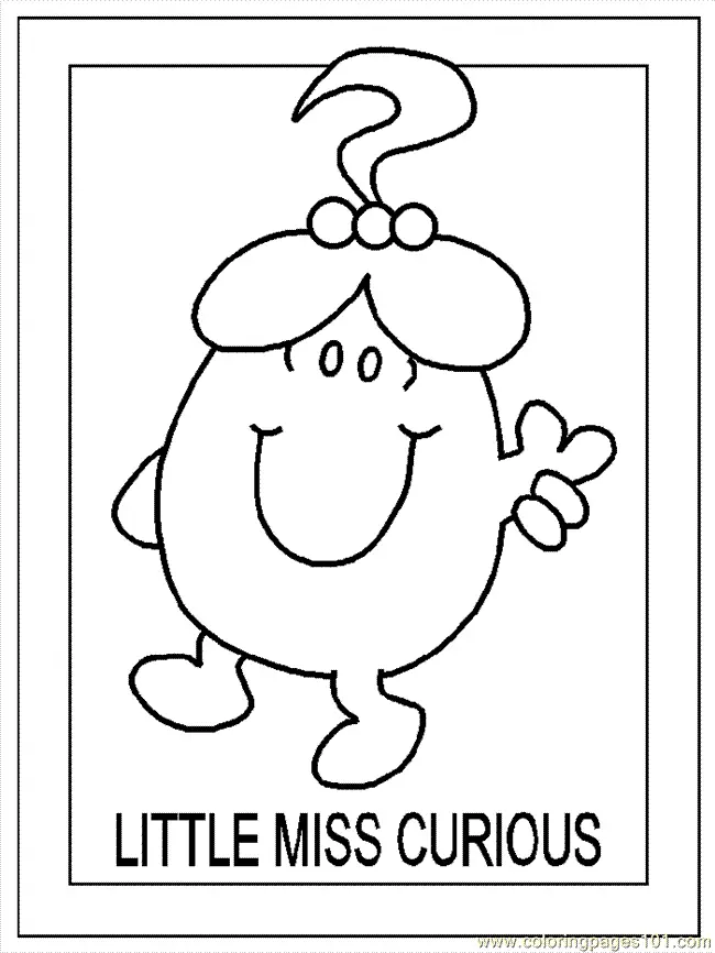 Little Miss Sunshine Coloring Pages