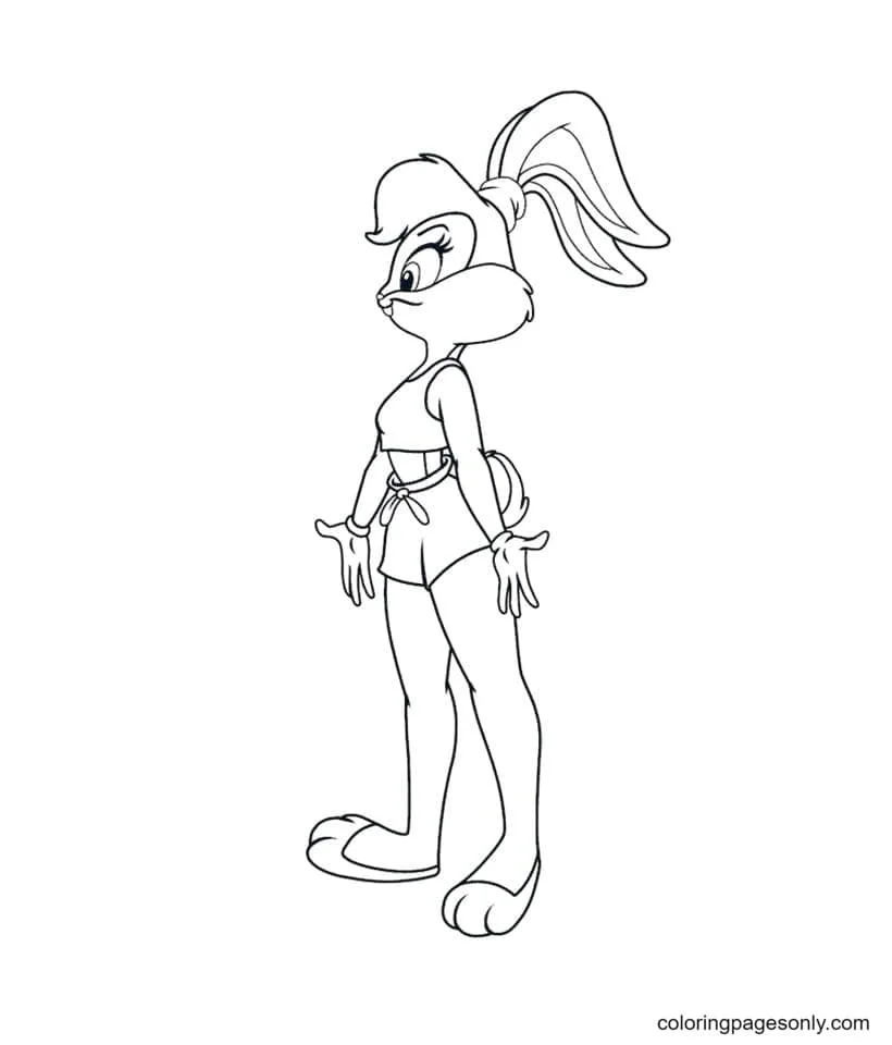 Lola Bunny Coloring Pages