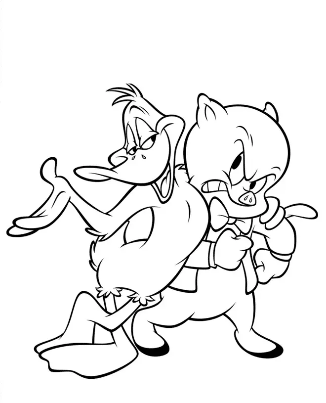 Looney Tunes Characters Coloring Pages