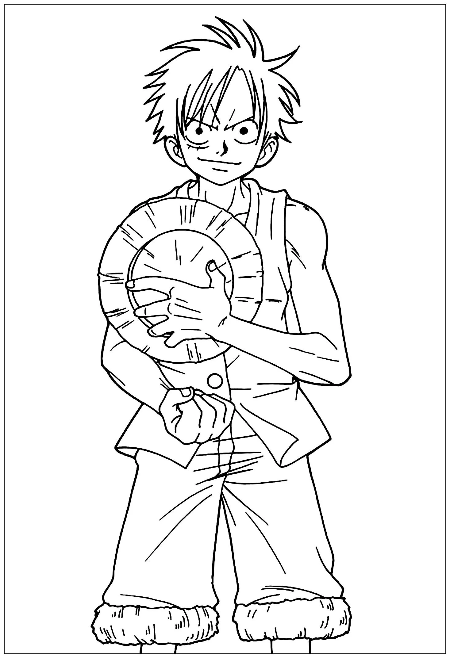 Luffy Coloring Pages