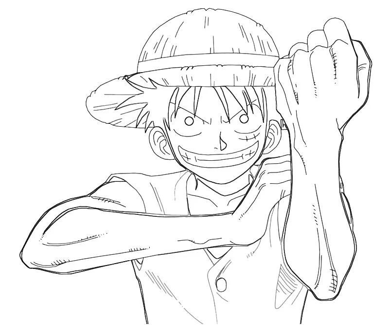 Luffy Coloring Pages