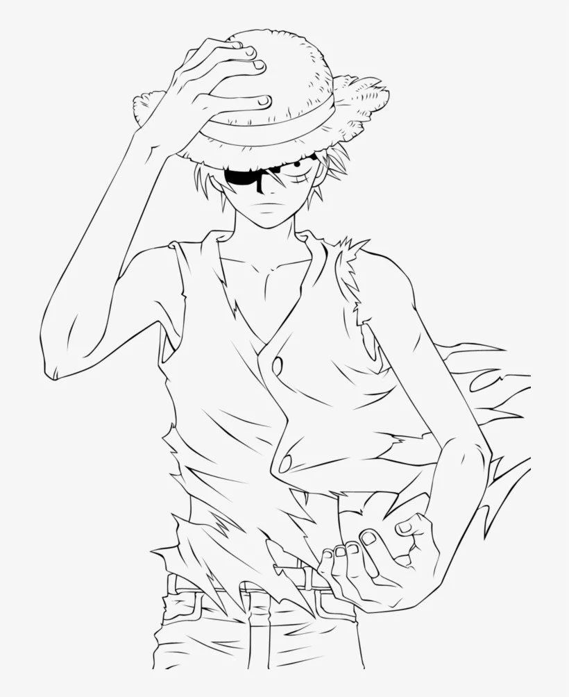 Luffy Coloring Pages