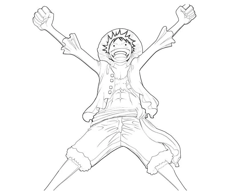 Luffy Coloring Pages