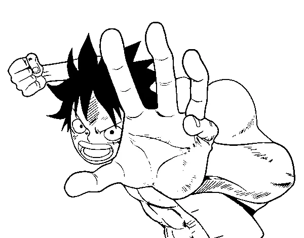 Luffy Coloring Pages