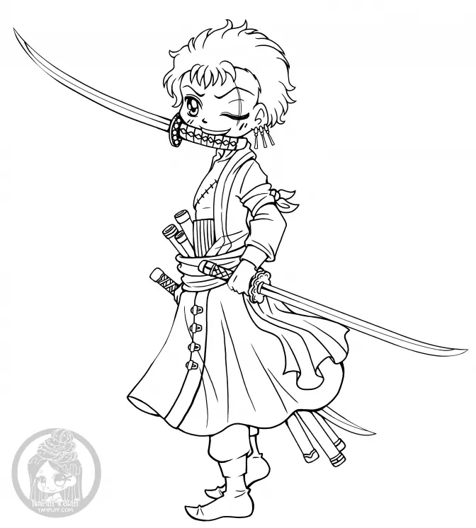 Luffy Coloring Pages