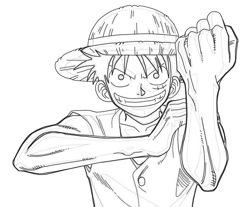 Luffy Coloring Pages