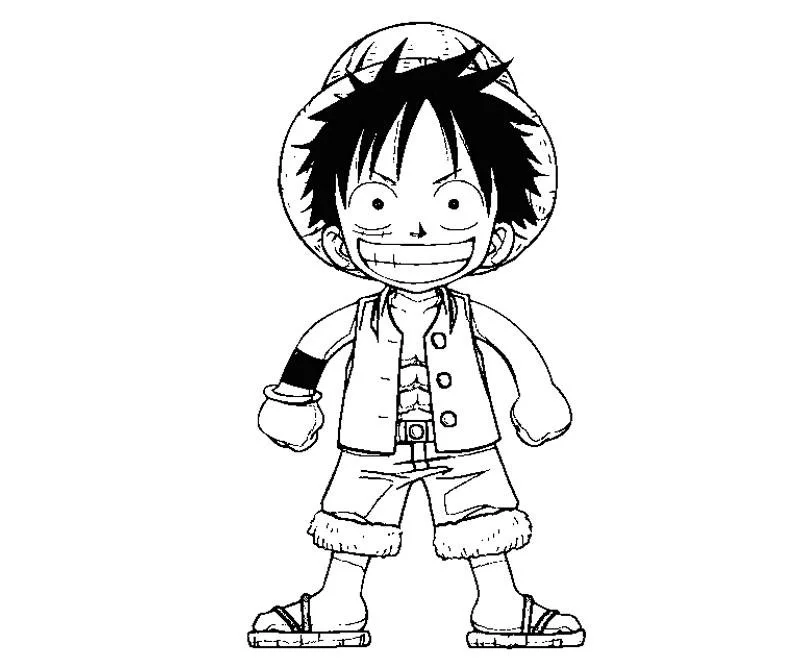 Luffy Coloring Pages