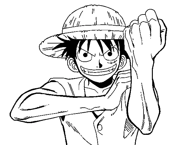 Luffy Coloring Pages