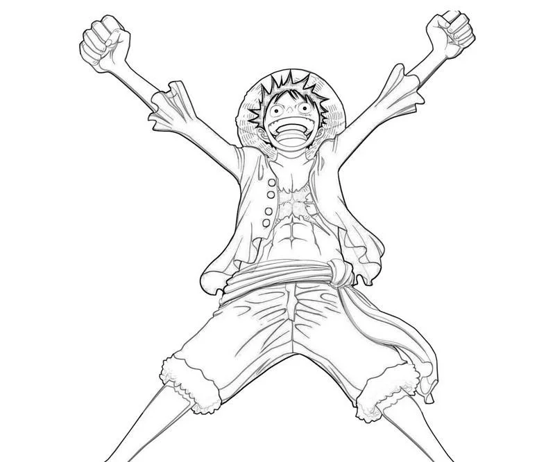 Luffy Coloring Pages