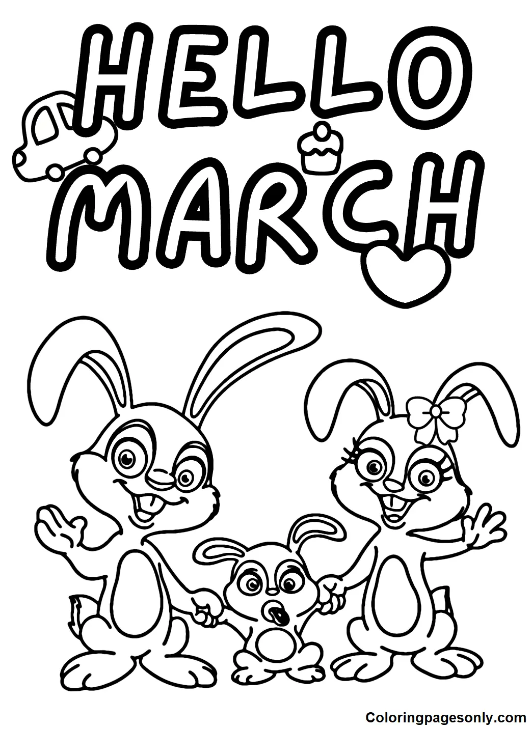 March Coloring Pages