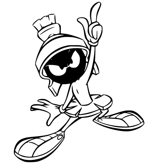 Marvin the Martian Coloring Pages — Coloring Pages to Print