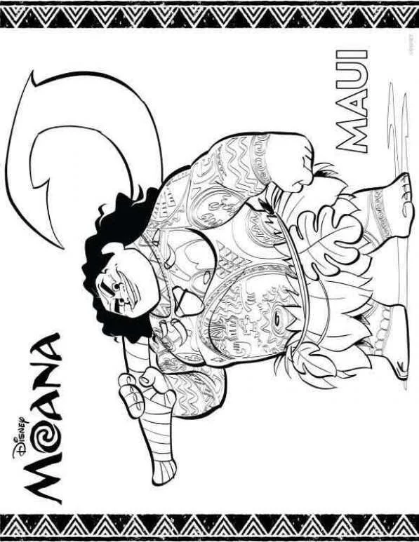Maui Coloring Pages