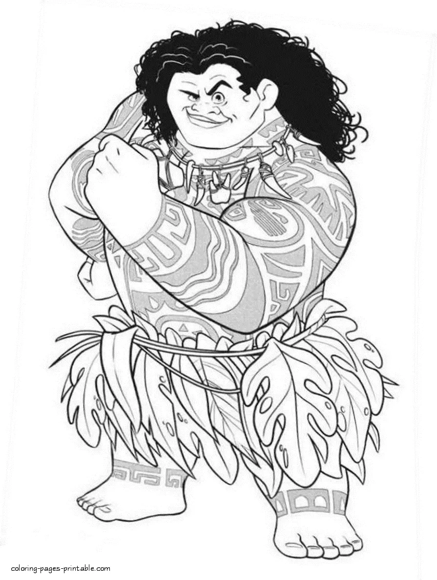 Maui Coloring Pages