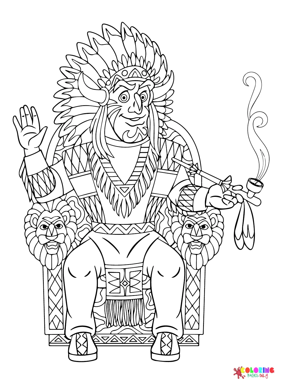 Maya civilization Coloring Pages