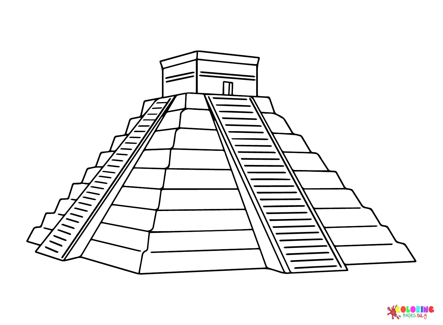 Maya civilization Coloring Pages