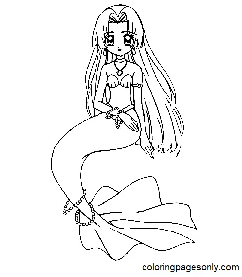 Mermaid Melody Coloring Pages — Coloring Pages to Print