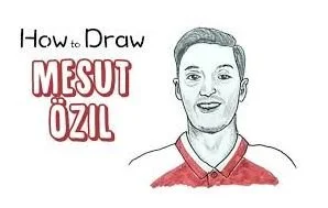 Mesut Ozil Coloring Pages