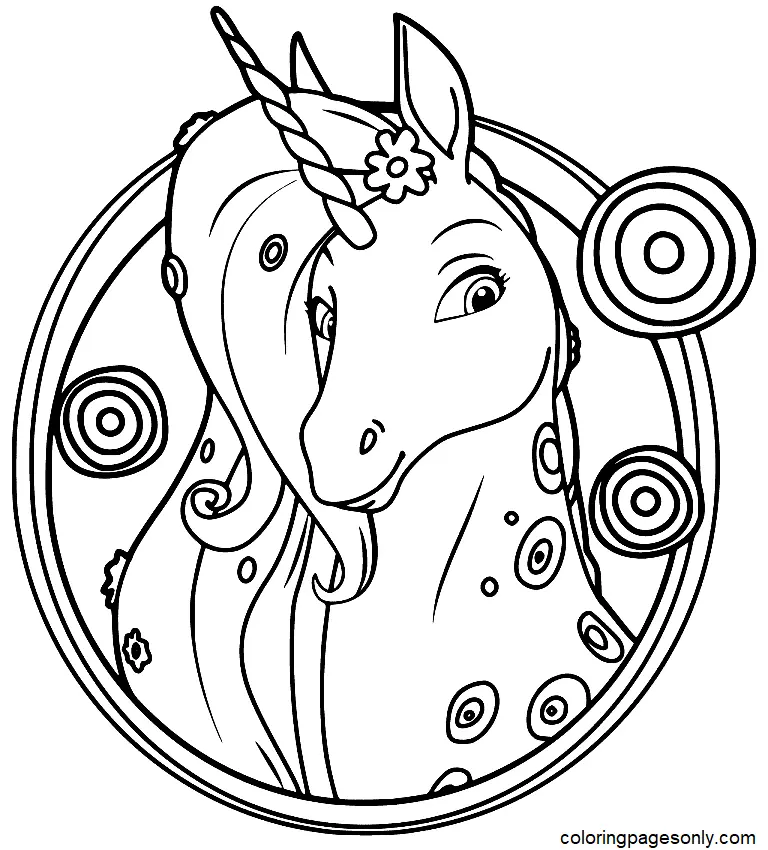 Mia and me Coloring Pages