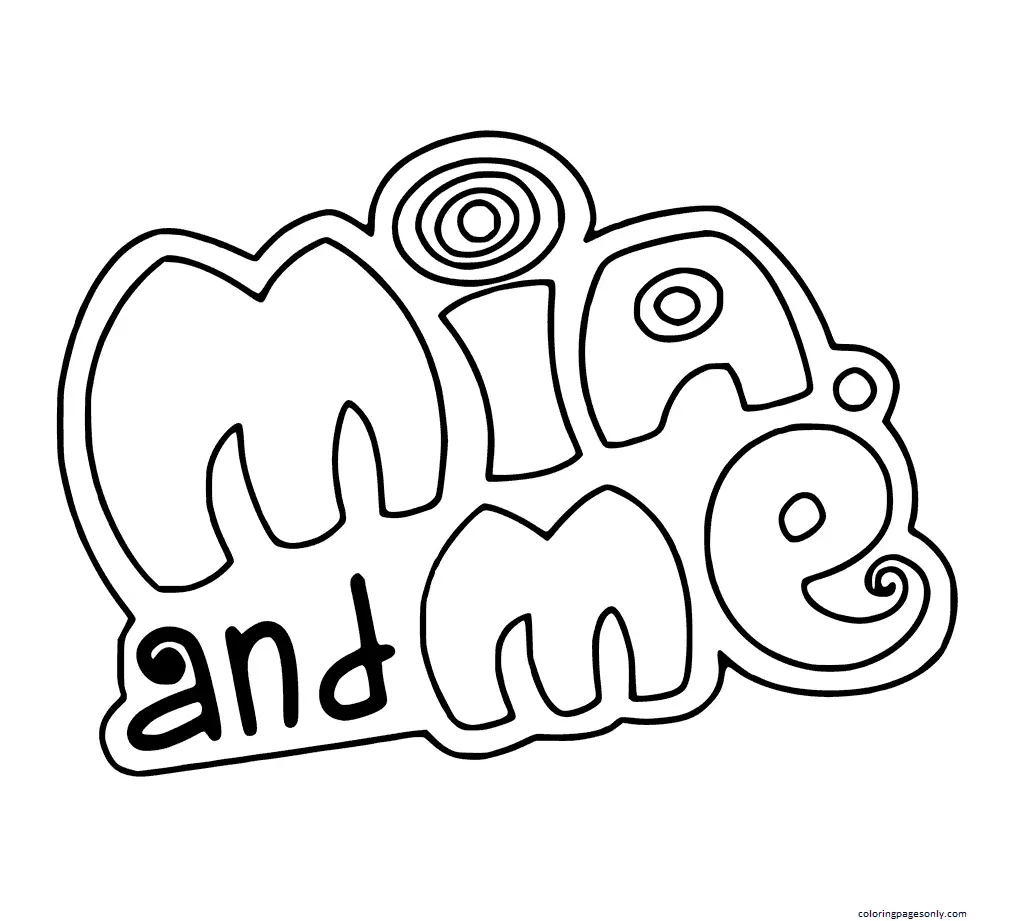 Mia and me Coloring Pages