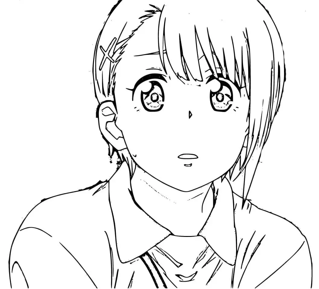 Mieruko chan Coloring Pages