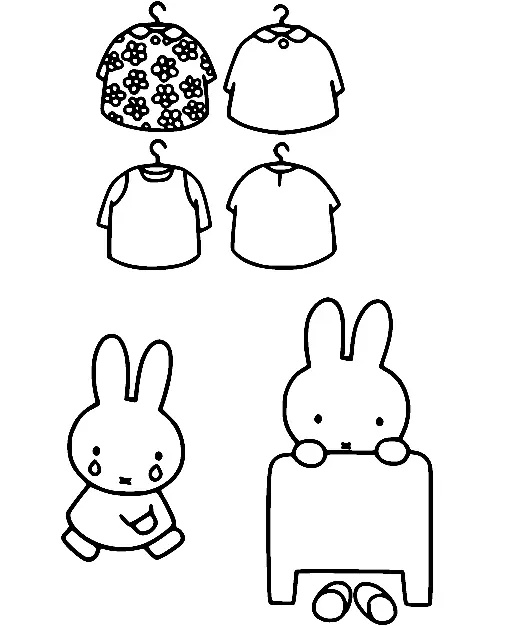 Miffy Coloring Pages