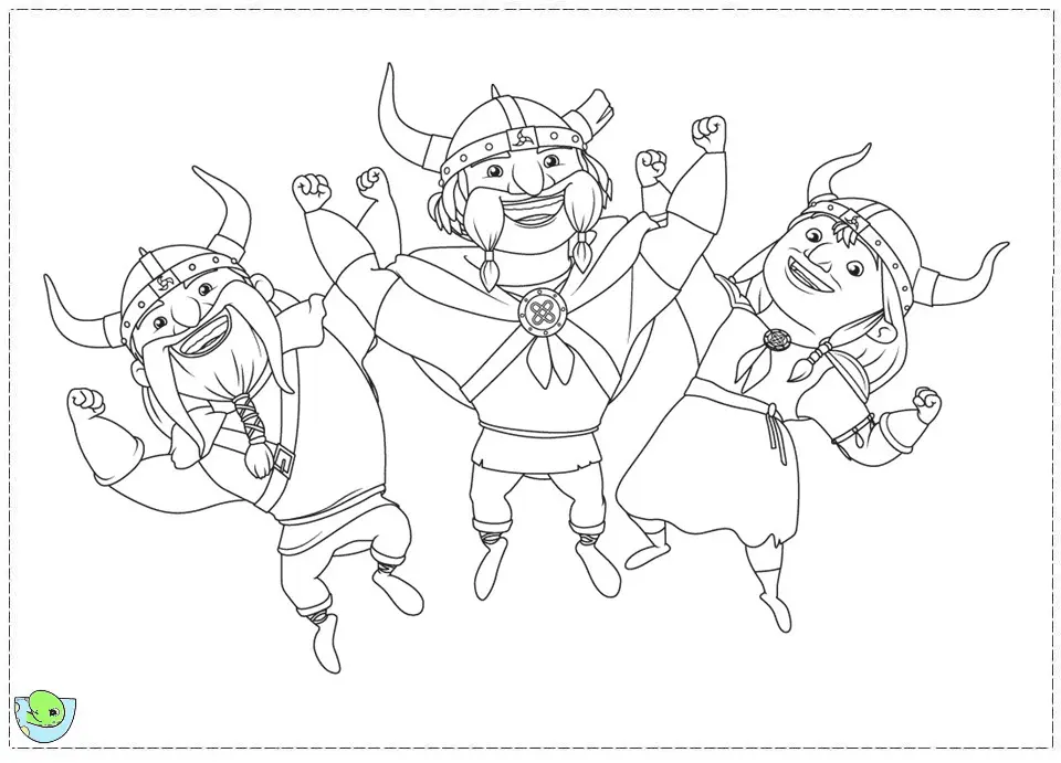 Mike the Knight Coloring Pages