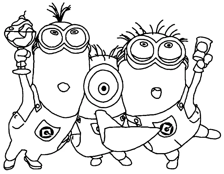 Minion Coloring Pages