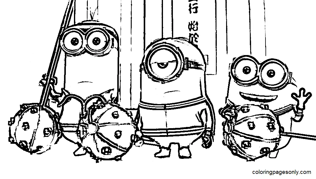 Minions The Rise Of Gru Coloring Pages