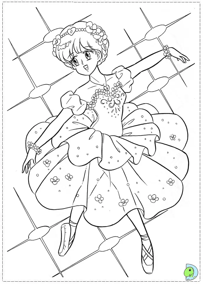 Minky Momo Coloring Pages