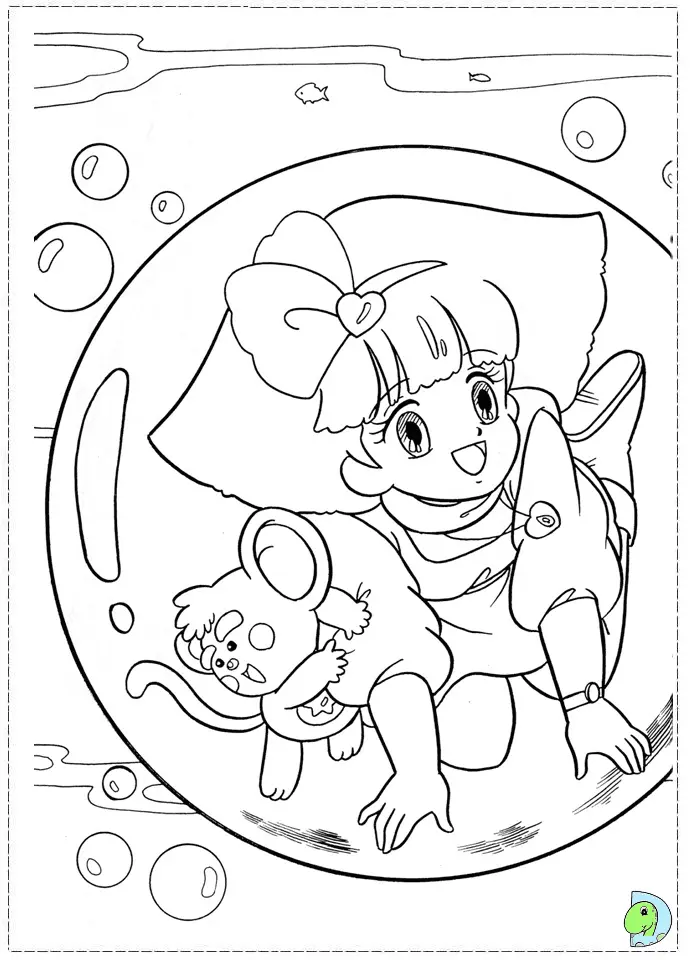 Minky Momo Coloring Pages