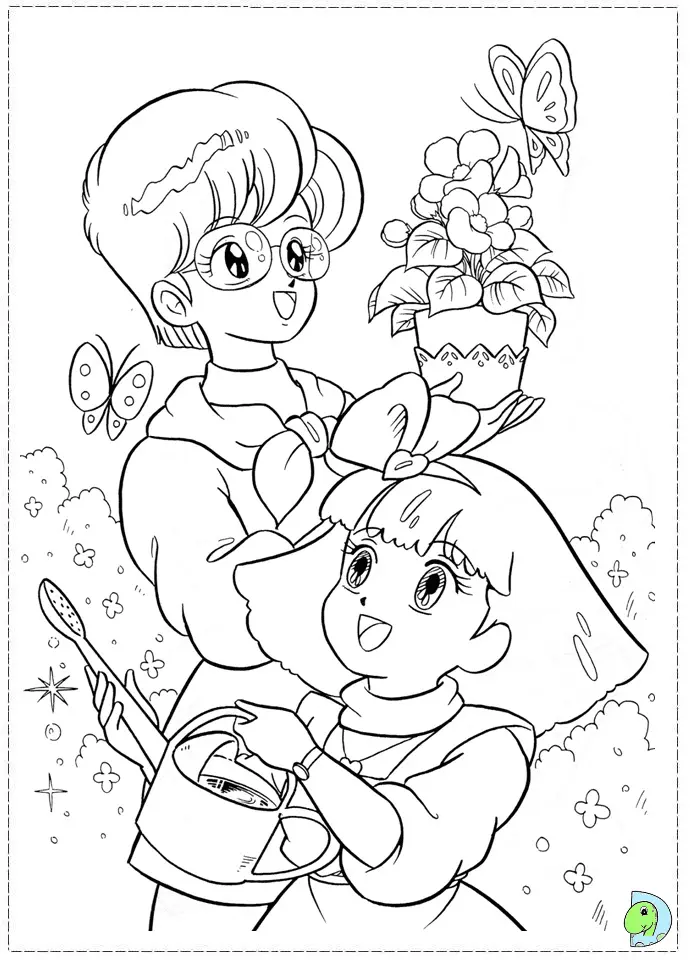 Minky Momo Coloring Pages