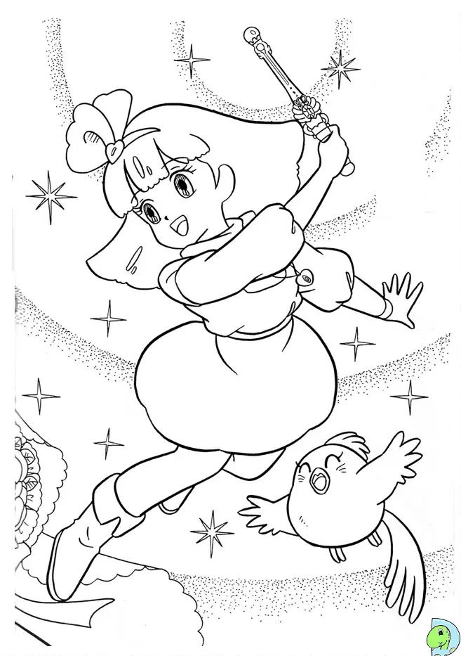 Minky Momo Coloring Pages