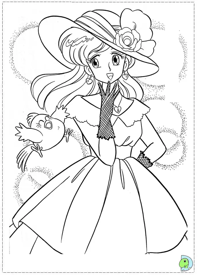 Minky Momo Coloring Pages