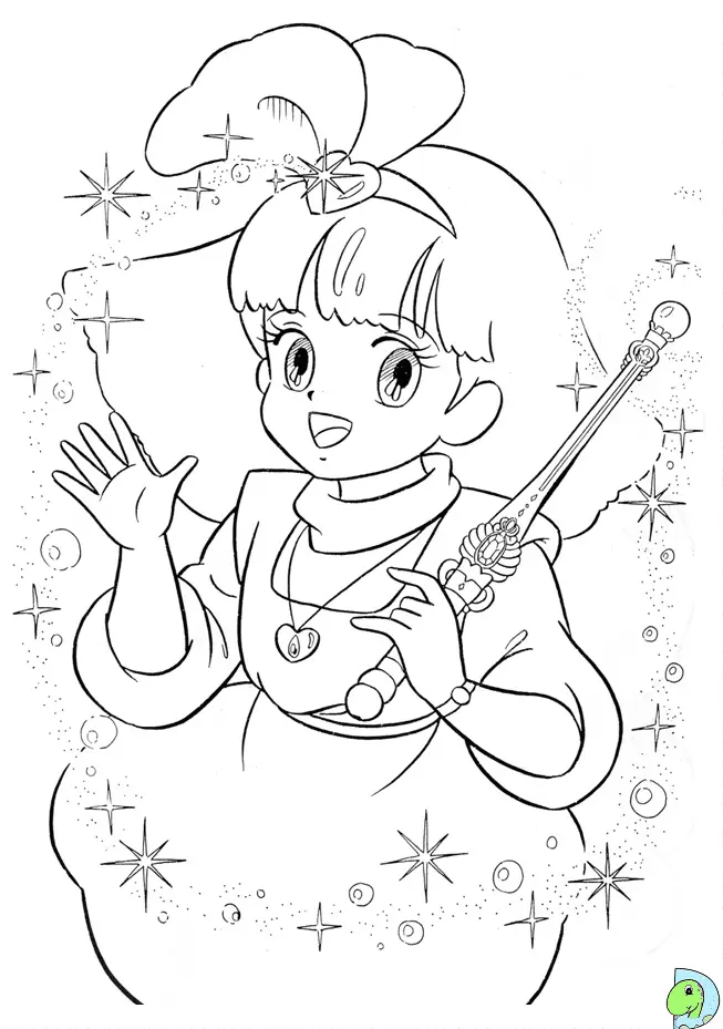 Minky Momo Coloring Pages