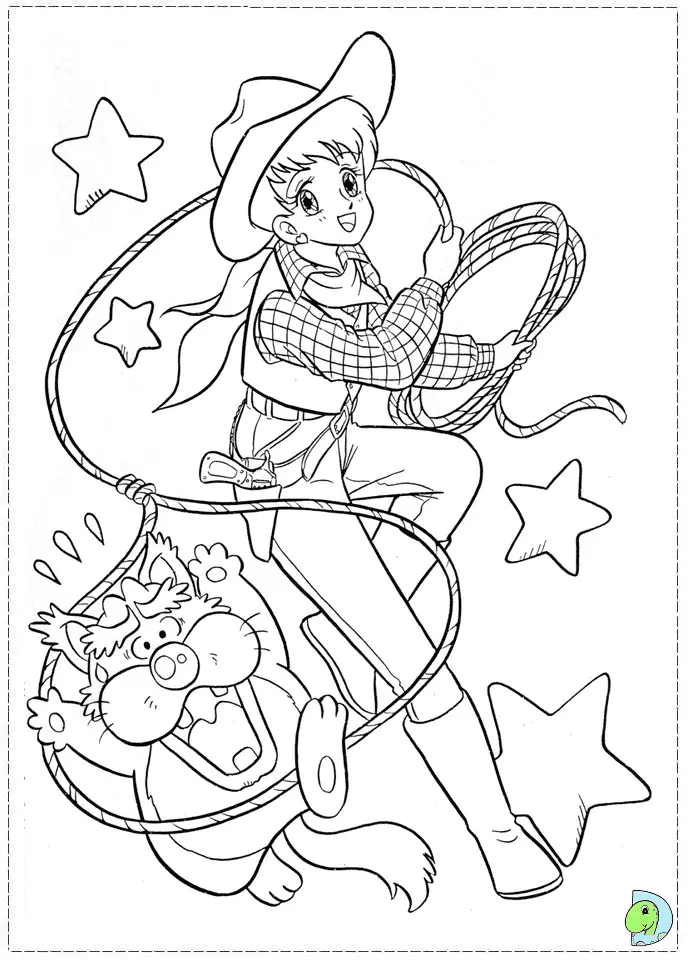 Minky Momo Coloring Pages