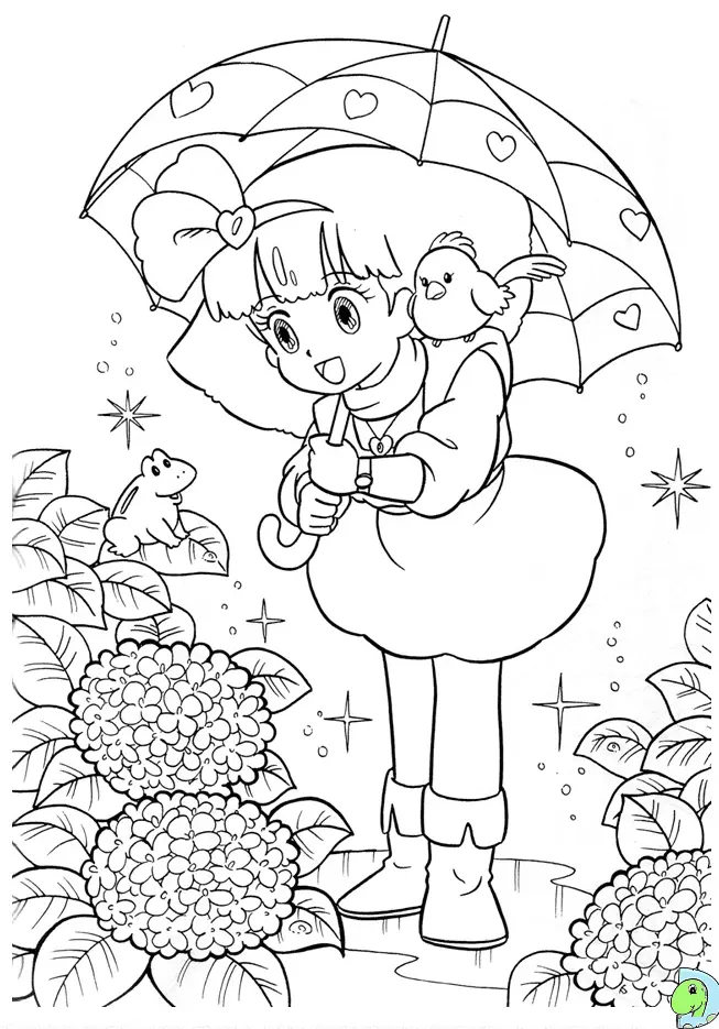 Minky Momo Coloring Pages