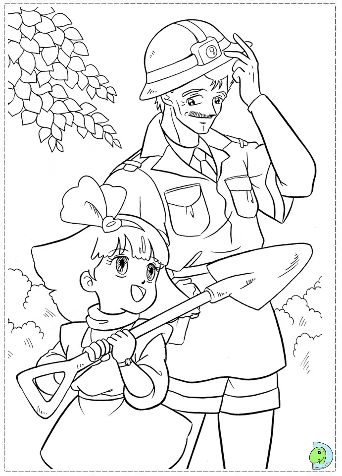 Minky Momo Coloring Pages