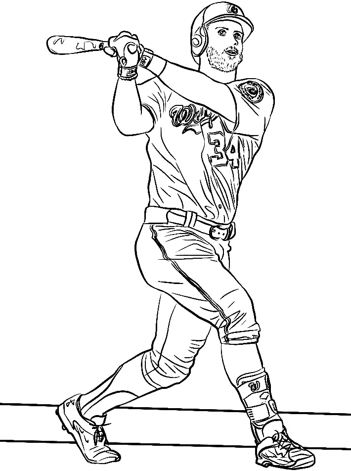 MLB Coloring Pages